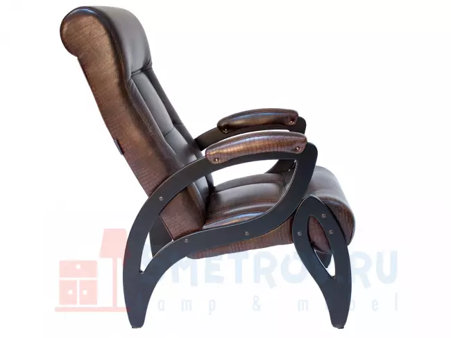 Кресло Мебель Импэкс Кресло Блуа, венге/песочный (рогожка) 940, 930, 610