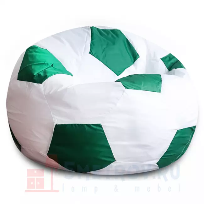 Кресло-мешок DreamBag Кресло Мяч большой Оксфорд [Бело-зеленый] Бело-зеленый
