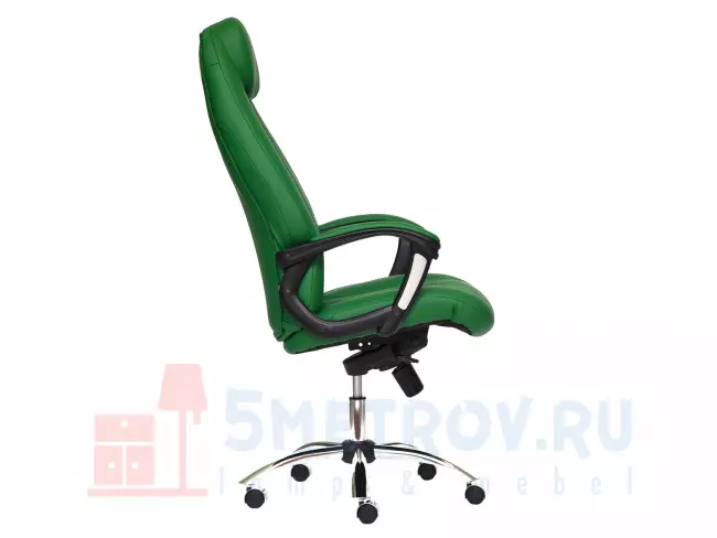  Tetchair 11679 Кресло руководителя BOSS люкс, зеленый Зеленый с перфорацией, иск.кожа, 1310 / 1410, 500, 670