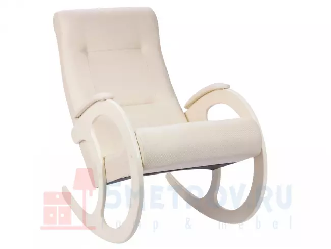 Кресло качалка Мебель Импэкс Кресло-качалка Блуа КР, венге/коричневый (велюр) 890, 1030, 580