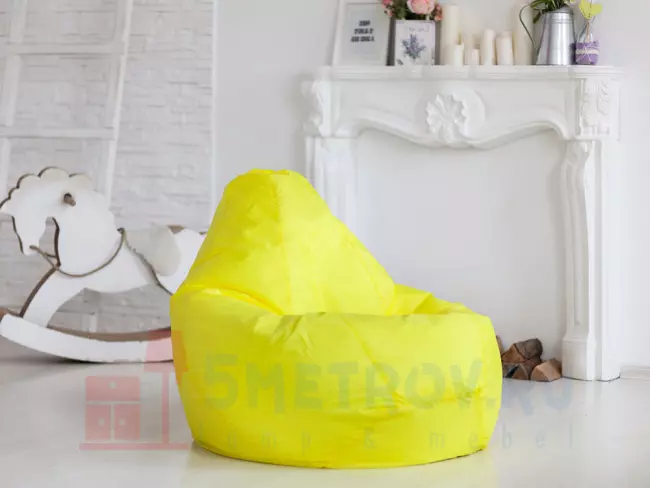 Кресло-мешок DreamBag Кресло Мешок XL  Оксфорд  [Желтый] Желтый, 1000 / 1500, 700 / 1100, 700 / 1100