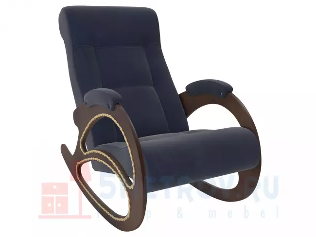 Кресло качалка Мебель Импэкс Кресло-качалка Матера, венге/жемчужный (экокожа) 890, 1040, 600