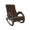 Кресло-качалка Матера, венге/коричневый (велюр)