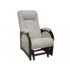Кресло-качалка глайдер Комфорт Модель 48 [Verona Light Grey, велюр] [Венге]