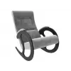 Кресло-качалка Блуа КР, венге/антрацит (велюр)