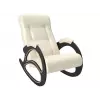 Кресло-качалка Матера, венге/молочный (экокожа)