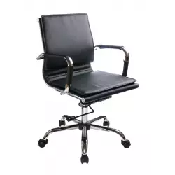 Бюрократ CH-993-Low [Иск. кожа коричневая] Кресла руководителя