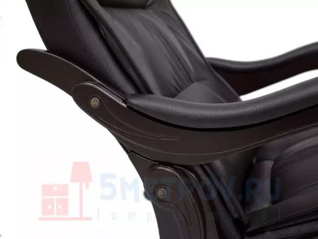 Кресло качалка Мебель Импэкс Кресло-глайдер Амальфи, венге/коричневый (велюр) 1000, 980, 690