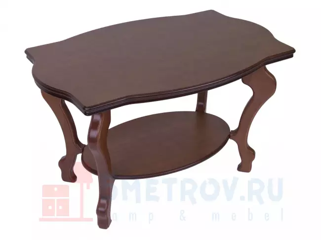Журнальный столик Мебелик Берже-1 [Средне-коричневый] Средне-коричневый, 560, 600, 940
