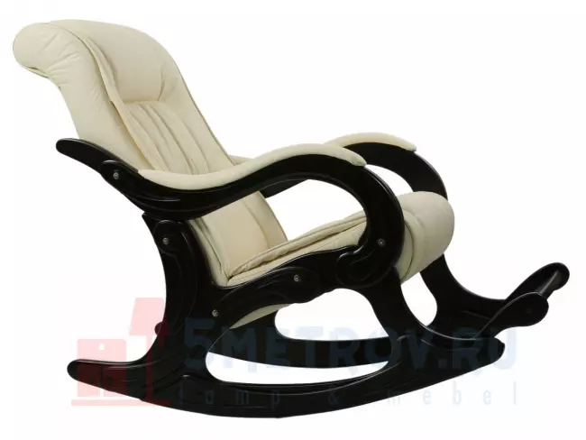 Кресло качалка Мебель Импэкс Кресло-качалка Комфорт Модель 77 [Malta 01А, рогожка] [Венге] 960, 1260, 690