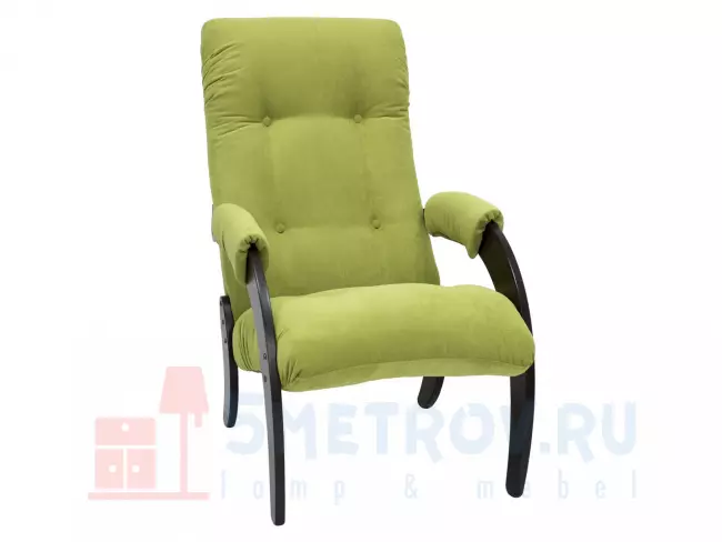 Кресло Мебель Импэкс Кресло для отдыха Комфорт Модель 61 [Oregon perlamutr 106, иск. кожа] [Венге] 940, 880, 600