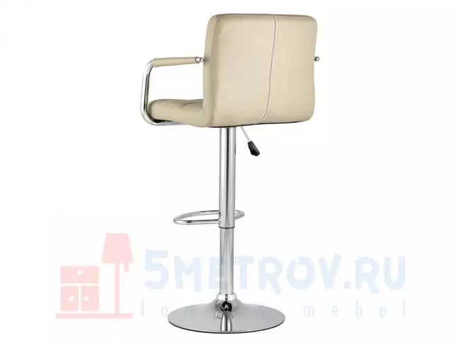 Барный стул Stool Group УТ000004860 Стул барный Малави, серый Серый, экокожа, 910 / 1110, 460, 510