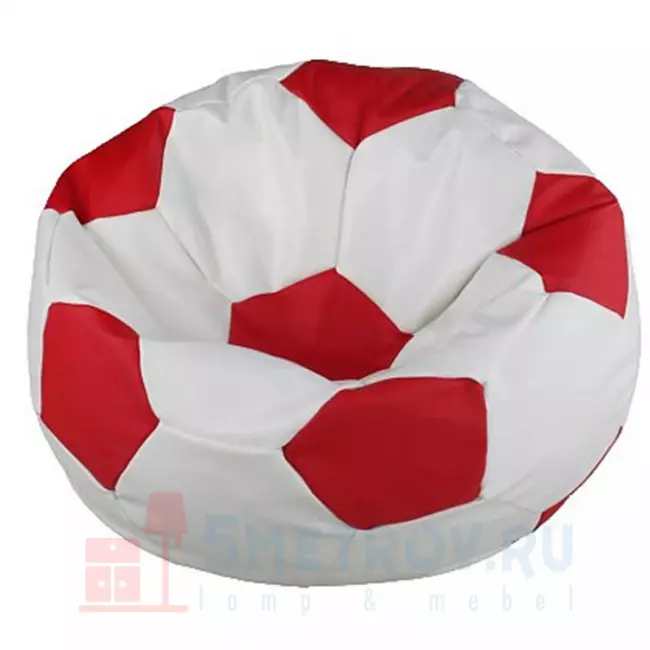 Кресло-мешок DreamBag Кресло Мяч большой Оксфорд [Бело-Красный] Бело-красный