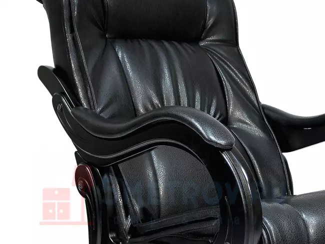 Кресло Мебель Импэкс Кресло Амальфи, венге/ коричневый (экокожа) 970, 1000, 690