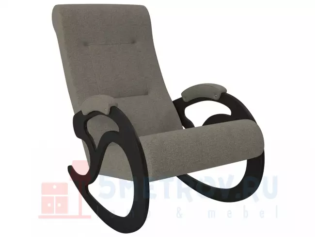 Кресло качалка Мебель Импэкс Кресло-качалка Блуа, венге/фуксия (велюр) 890, 1080, 600