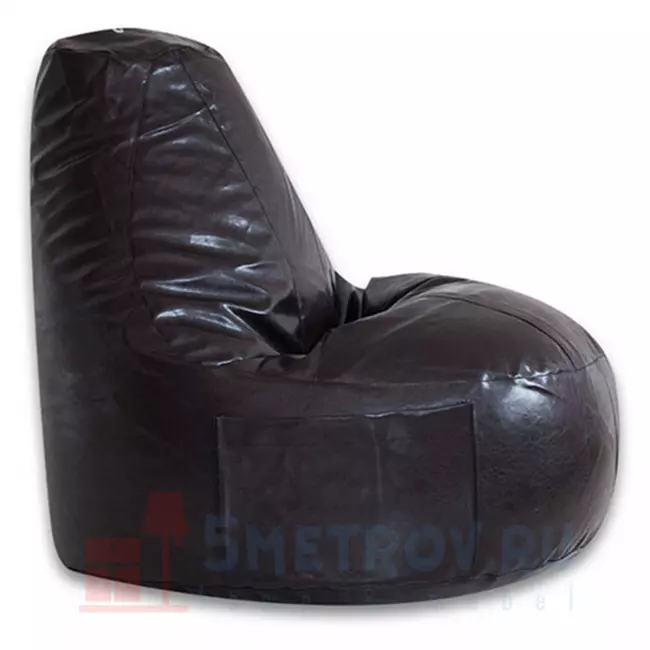 Кресло-мешок DreamBag Кресло мешок Comfort [Blak экокожа] Черная экокожа, 850, 900, 900