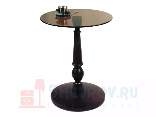 Журнальный столик Мебелик Стол журнальный Рио-1 [Венге/Тонированное стекло] Венге / Тонированное стекло, 600, 500, 500