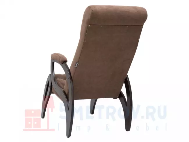 Кресло Мебель Импэкс Кресло Блуа, венге/коричневый (велюр) 940, 930, 610