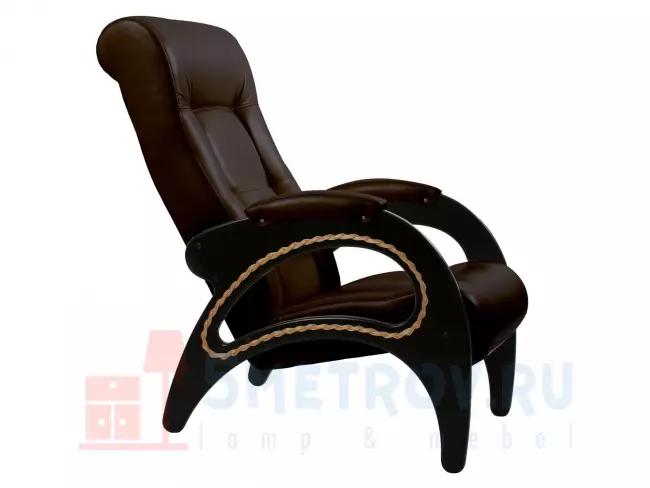 Кресло Мебель Импэкс Кресло Сиена [Oregon perlamutr 106, иск. кожа] [Венге] 940, 930, 610