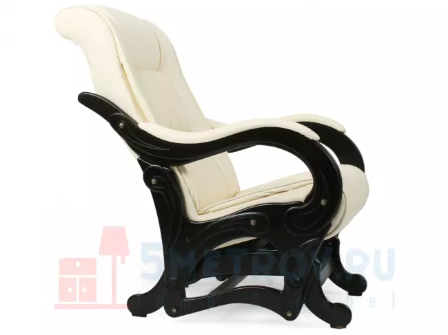 Кресло качалка Мебель Импэкс Кресло-глайдер Амальфи, венге/коричневый (экокожа) 1000, 980, 690