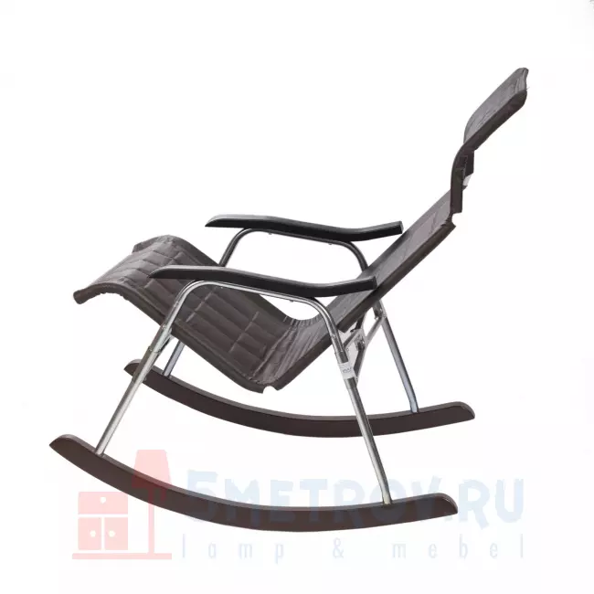 Кресло качалка Мебель Импэкс 015.001 Кресло-качалка складное Белтех [Иск. кожа коричневая] Иск. кожа коричневая, 900, 1000, 560