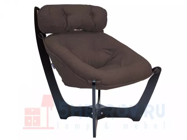 Кресло Мебель Импэкс Кресло Флэп, венге/коричневый (велюр) 970, 770, 760
