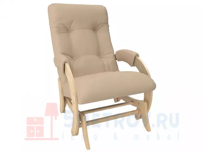 Кресло качалка Мебель Импэкс Кресло-глайдер Бергамо, венге/антрацит (велюр) 960, 890, 600