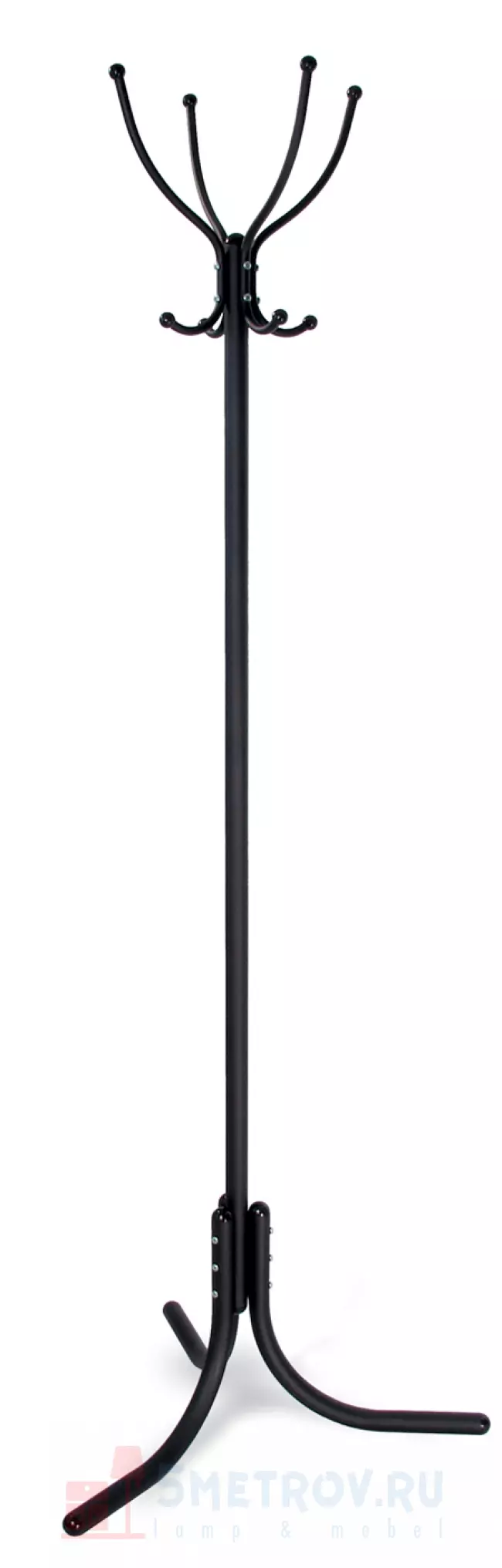 Напольная вешалка Мебелик М-3 [Черный] Черный, 1780, 650, 650