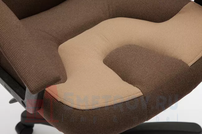 Игровое кресло Tetchair NEO (3) [Ткань коричневая/бежевая, 26/13] Ткань коричневая/бежевая, 26/13, 1220 / 1350, 500, 600