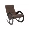 Кресло-качалка Блуа КР, венге/зеленый (велюр)