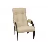 Кресло для отдыха Комфорт Модель 61 [Иск. кожа Polaris beige] [Венге]