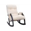 Кресло-качалка Бергамо, венге/ваниль (велюр)