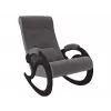 Кресло-качалка Блуа, венге/антрацит (велюр)