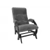 Кресло-глайдер Бергамо, венге/антрацит (велюр)
