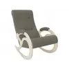 Кресло-качалка Блуа, венге/зеленый (велюр)
