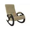 Кресло-качалка Блуа, венге/песочный (рогожка)