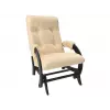 Кресло-глайдер Бергамо, венге/бежевый (экокожа)