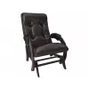 Кресло-глайдер Бергамо, венге/кофейный (экокожа)