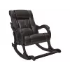Кресло-качалка Комфорт Модель 77 [Венге] [Oregon 120, иск. кожа]
