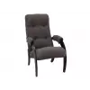 Кресло для отдыха Комфорт Модель 61 [Verona Antrazite Grey, велюр] [Венге]