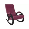 Кресло-качалка Блуа, венге/фуксия (велюр)