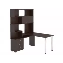 Мэрдэс Компьютерный стол Карл, 130 правый, венге Компьютерные столы