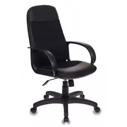 Бюрократ CH-808AXSN [Иск. кожа Oregon-16 черная] Офисные кресла