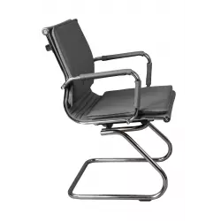 Бюрократ CH-993-LOW-V [Иск. кожа красная] Офисные стулья