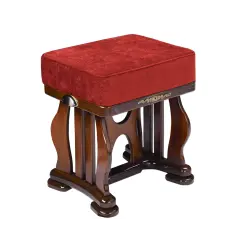 Мебелик Банкетка "Джульетта" / орех, ткань бордовая Банкетки
