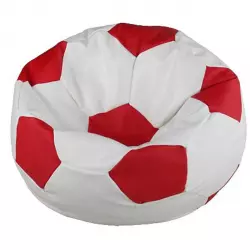 DreamBag Кресло Мяч большой Оксфорд [Бело-Красный] Кресла-мешки