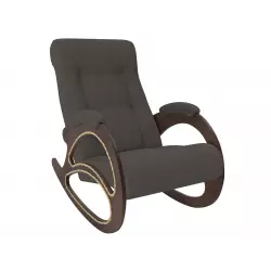 Мебель Импэкс Кресло-качалка Матера, венге/ваниль (велюр) Кресла качалки
