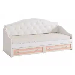 МебельСон Кровать Алиса, белый/крем Детские кровати