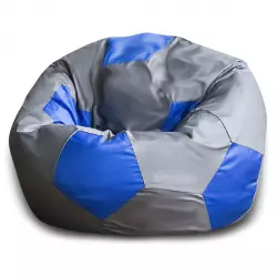 DreamBag Кресло Мяч большой Оксфорд [Бело-Голубой] Кресла-мешки