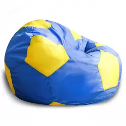 DreamBag Кресло Мяч большой Оксфорд [Бело-Голубой] Кресла-мешки